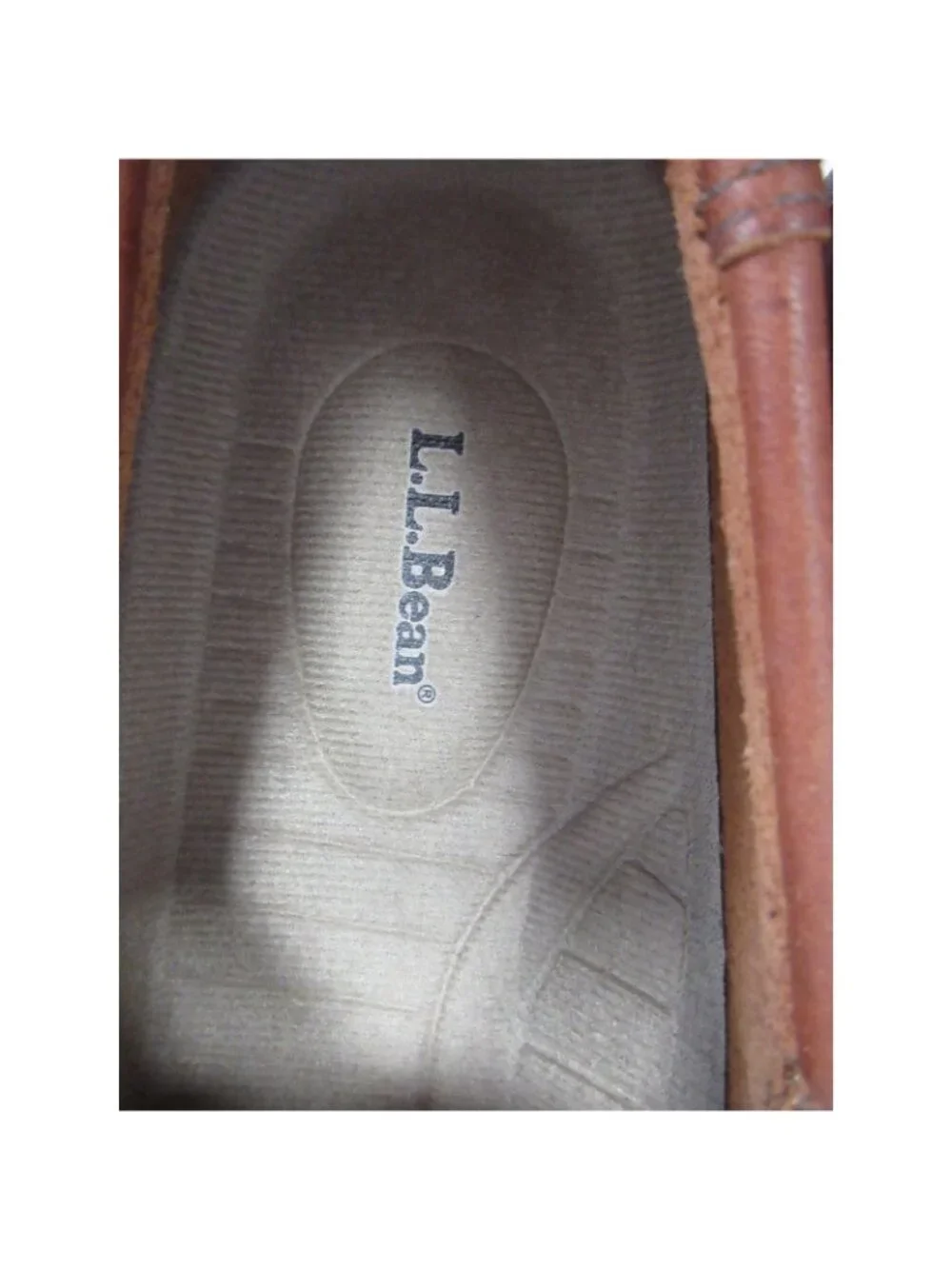 LL Bean Boat Shoes 11.5 D Blucher Mocassin Leather Casual Handsewn NEW